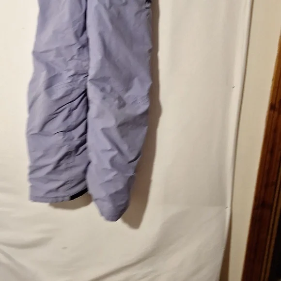 Girls Bib Waterproof Insulated 10 lavender Snowsuit Overalls Burton - Picture 2 of 8